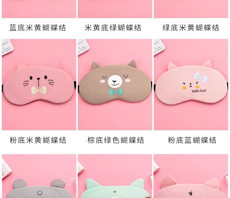 🌸BỊT MẶT NGỦ TAI MÈO CÓ GEL DỄ THƯƠNG🌸