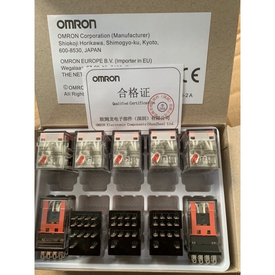 (OMRON) Rơ le MY4N-GS, MY2N-GS