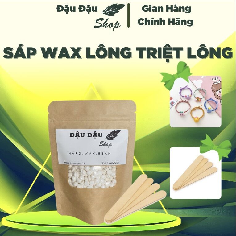 Sáp wax lông, sáp wax nóng hạt đậu 100g dòng premier hard wax beans nhập khẩu cao cấp wax lông nách, tay, chân, bikini...
