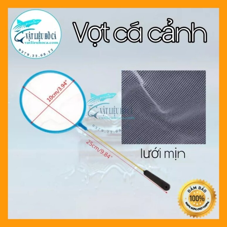 Vợt cá cảnh siêu mịn, cá gupy, vợt atermia, betta