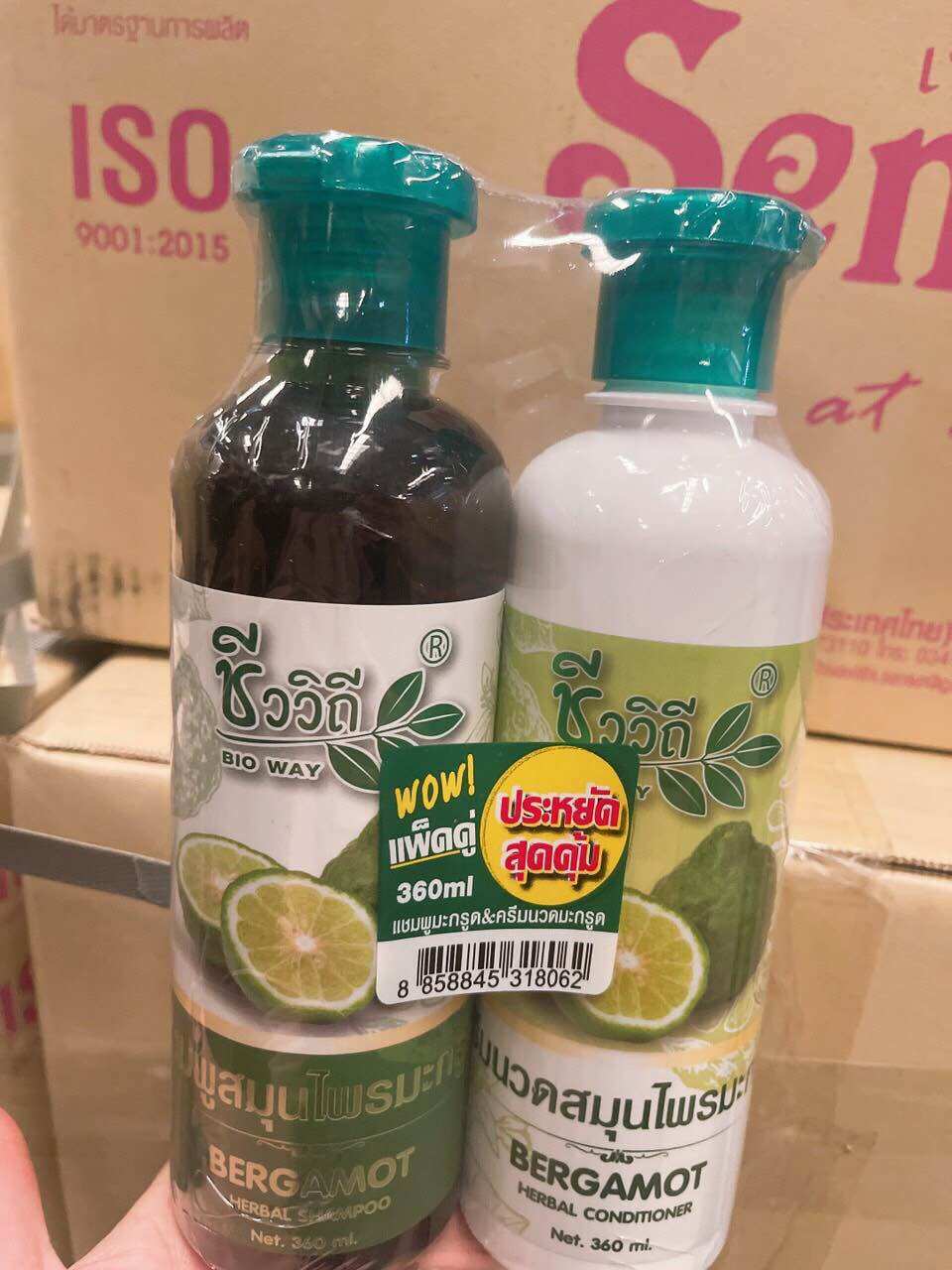 Combo gội xã mọc tóc tinh dầu chanh thái lan