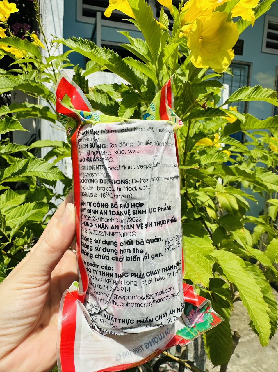 [CHỈ SHIP HOẢ TỐC TP HCM] CHẢ LỤA LÁ CHUỐI THANH DŨNG 500G