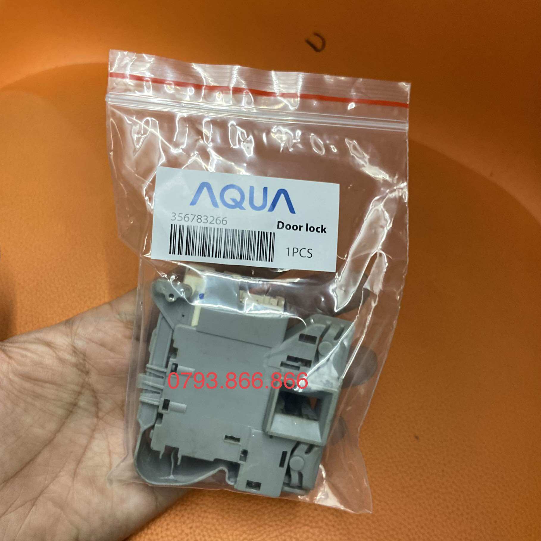 Khoá cửa máy giặt Aqua cửa trước lồng ngang chính hãng