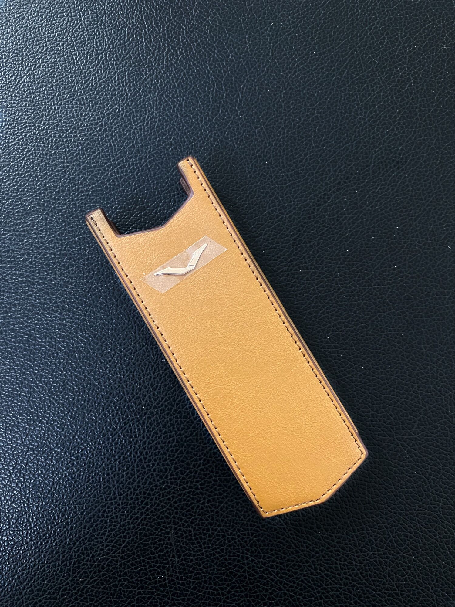 Bao da Vertu vàng signature S