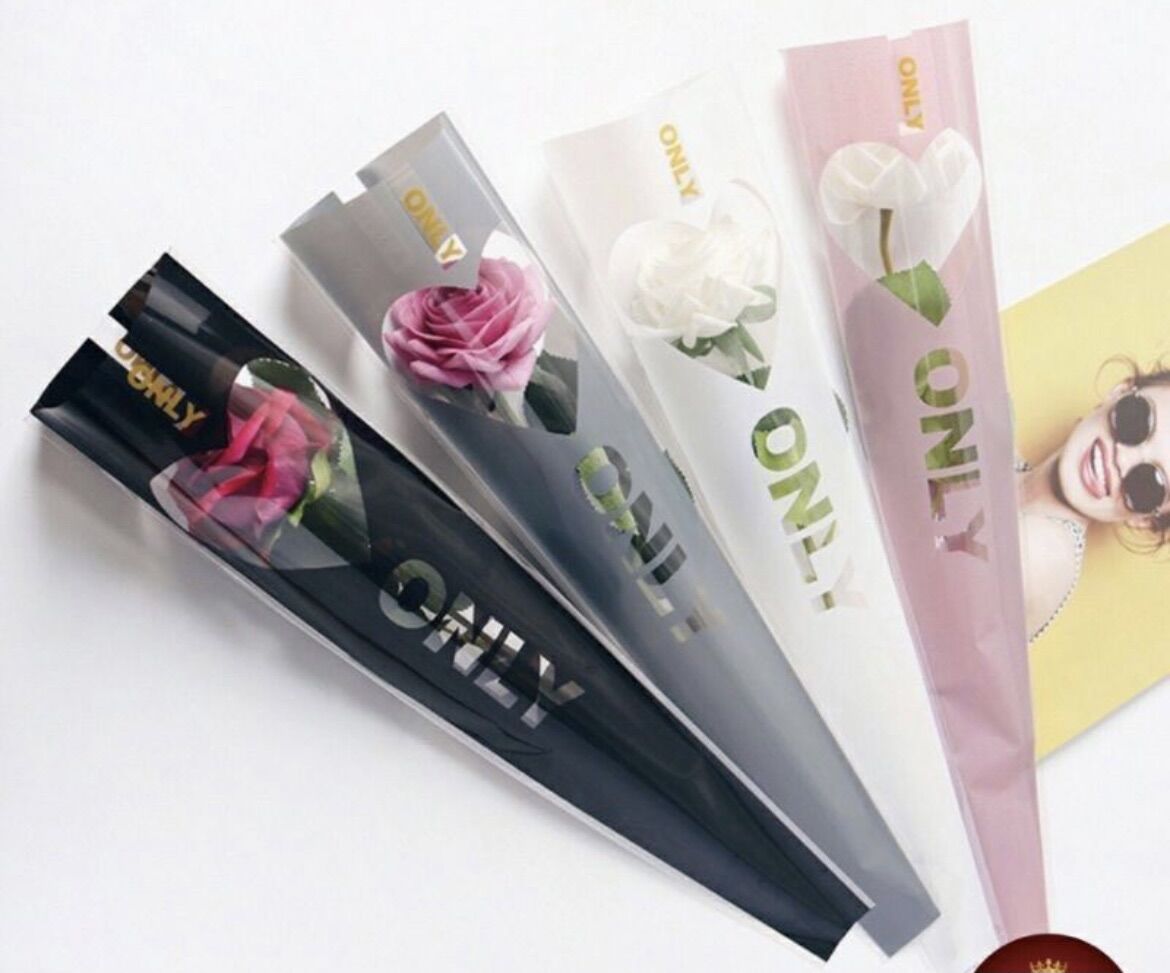 Túi hoa 1 bông xấp 50 cái