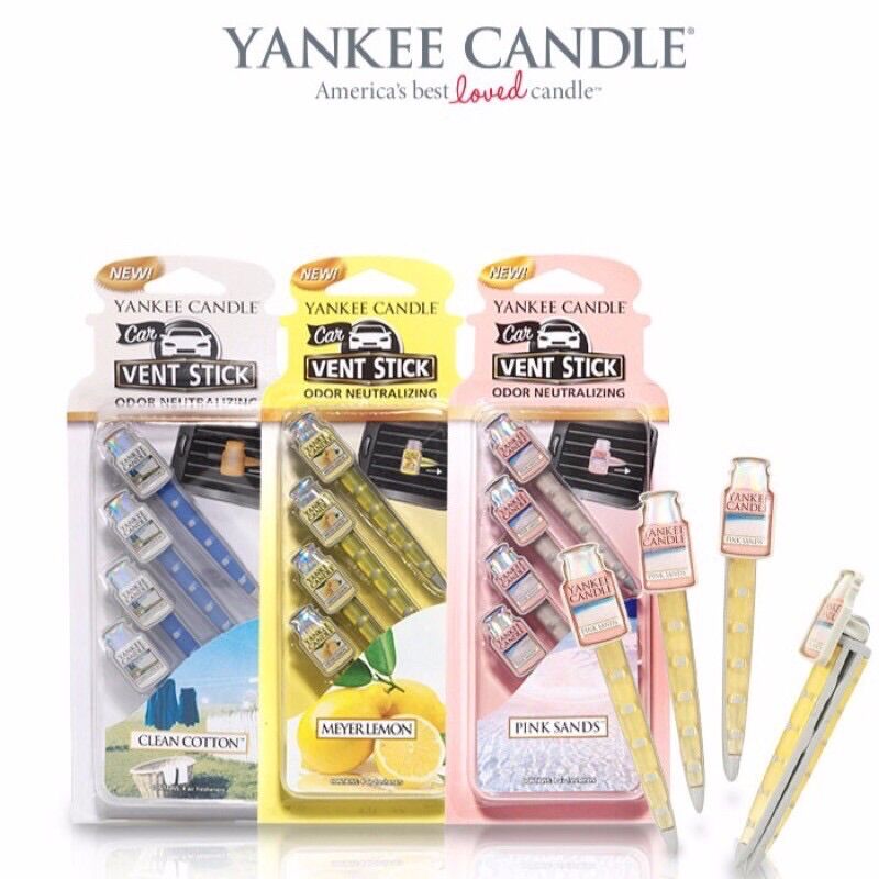 Que thơm xe hơi Yankee Candle Car Vent Stick