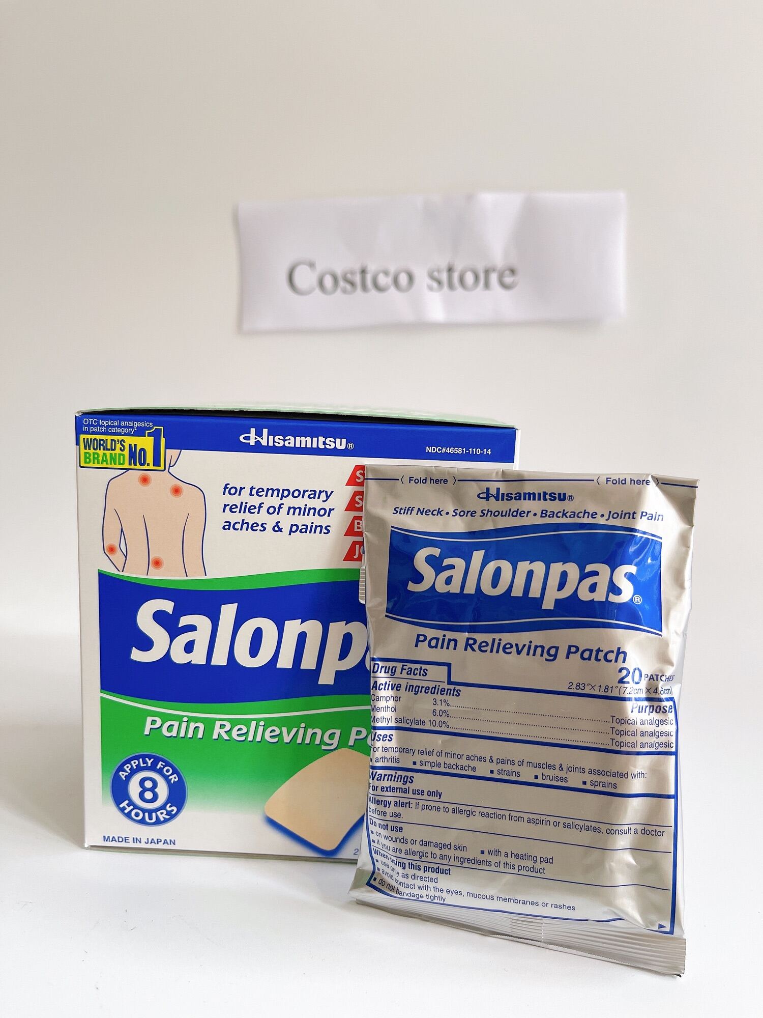 [Hcm]Tách Lẻ 1 Bịt 20 Miếng Salonpas Mỹ