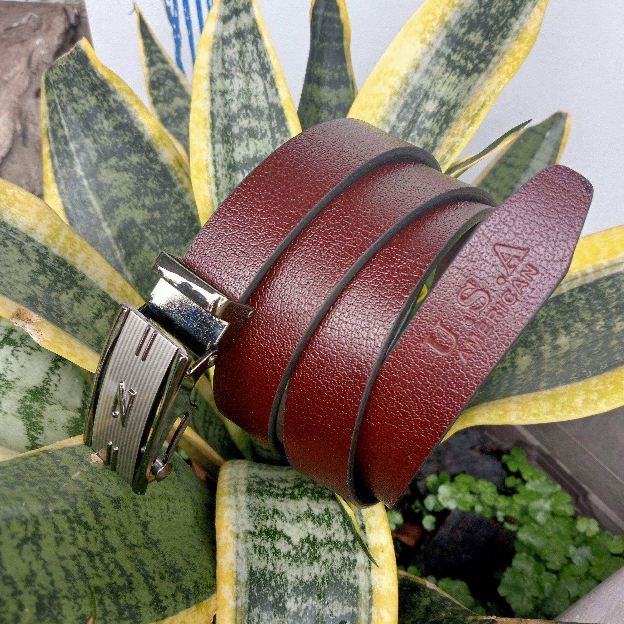 Thắt Lưng Dây Nịt Nam Học Sinh Da Bò Cao Cấp Bản 2,5cm - Dây Nịt Thời Trang Bản Nhỏ Cho Trẻ Em - BH 12 Tháng - CỬA HÀNG DA BÒ