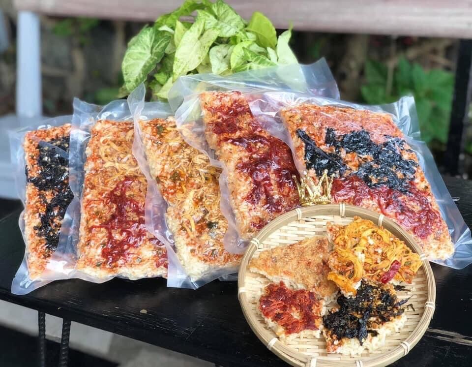220g gói cơm cháy siêu chà bông nhà làm