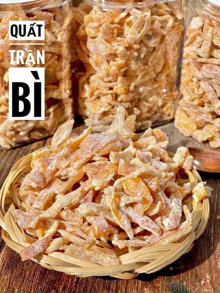 Mứt vỏ quýt trần bì. 500g