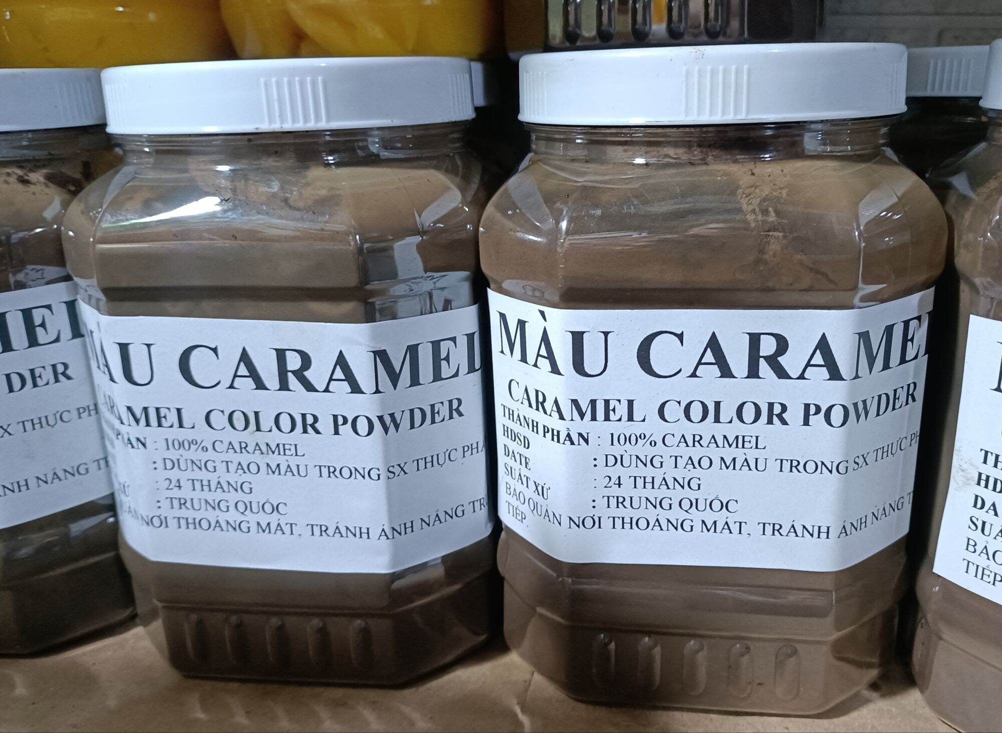 Màu caramel dạng bột