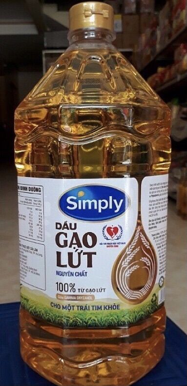 Dầu Simply gạo lứt 2L