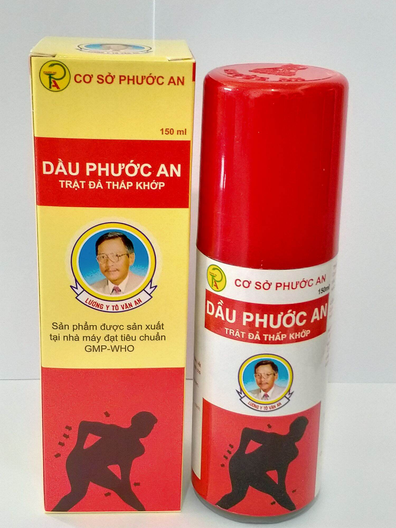 Dầu Phước An Trật Đả Thấp Khớp Chai Xịt 150 Ml