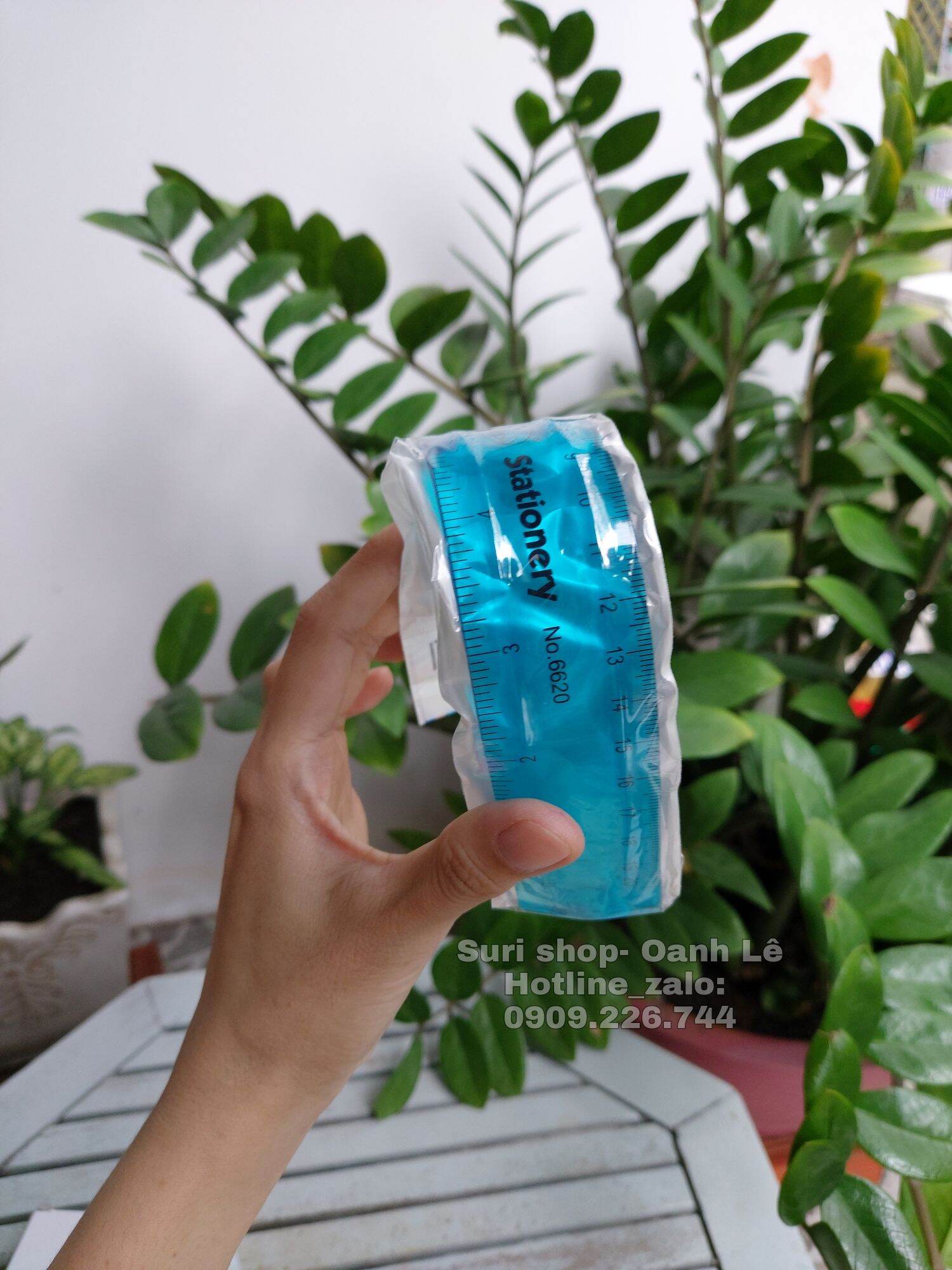 Combo 5 cây Thước nhựa dẻo 20cm Stationery