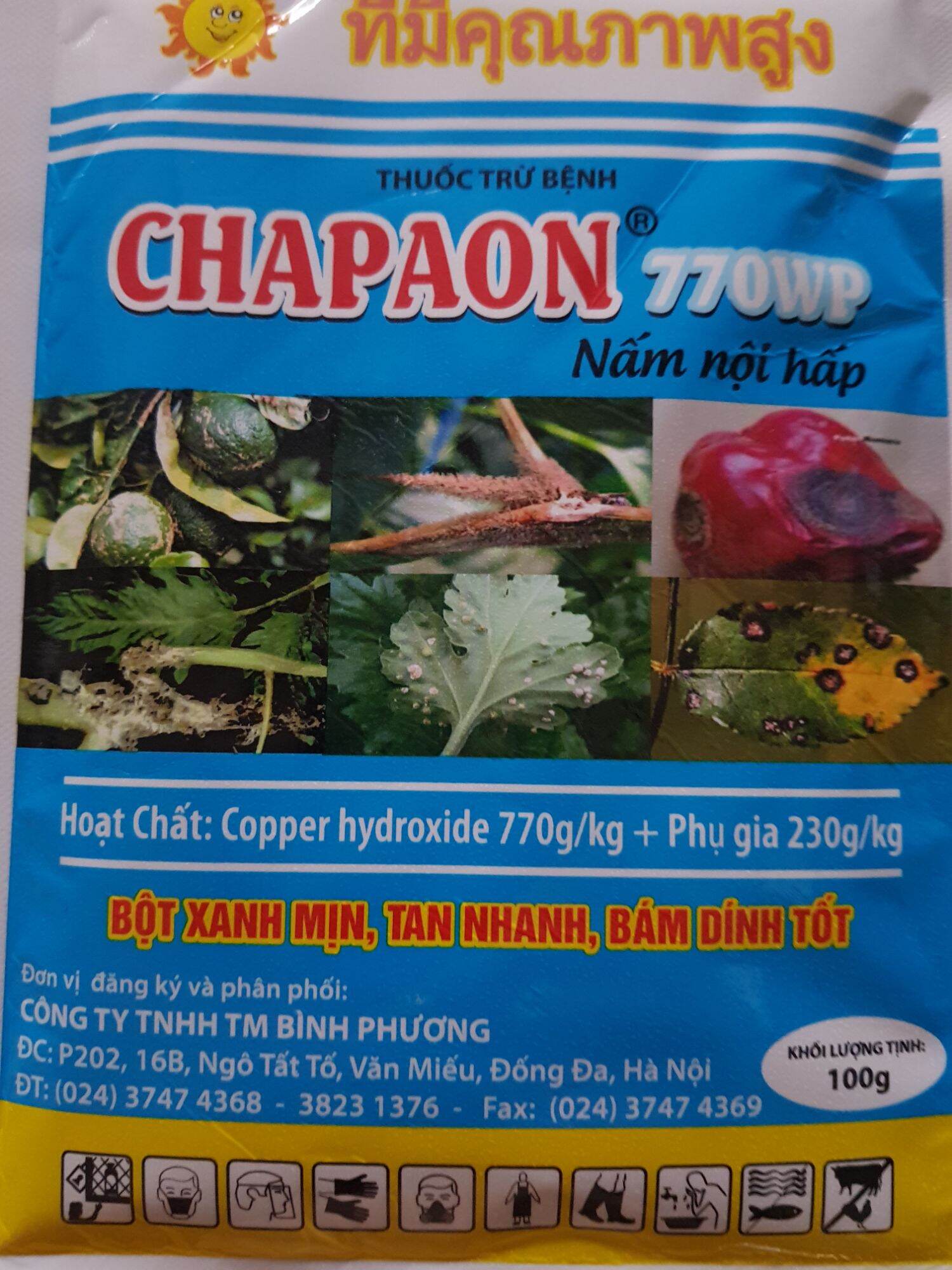 thuốc trừ bệnh sinh học Chapaon 770WP; thuốc gốc đồng; trừ bạc lá; rỉ sắt; thán thư; sương mai; ghẻ quả; ; #thuốc_trừ_bệnh_sinh_học