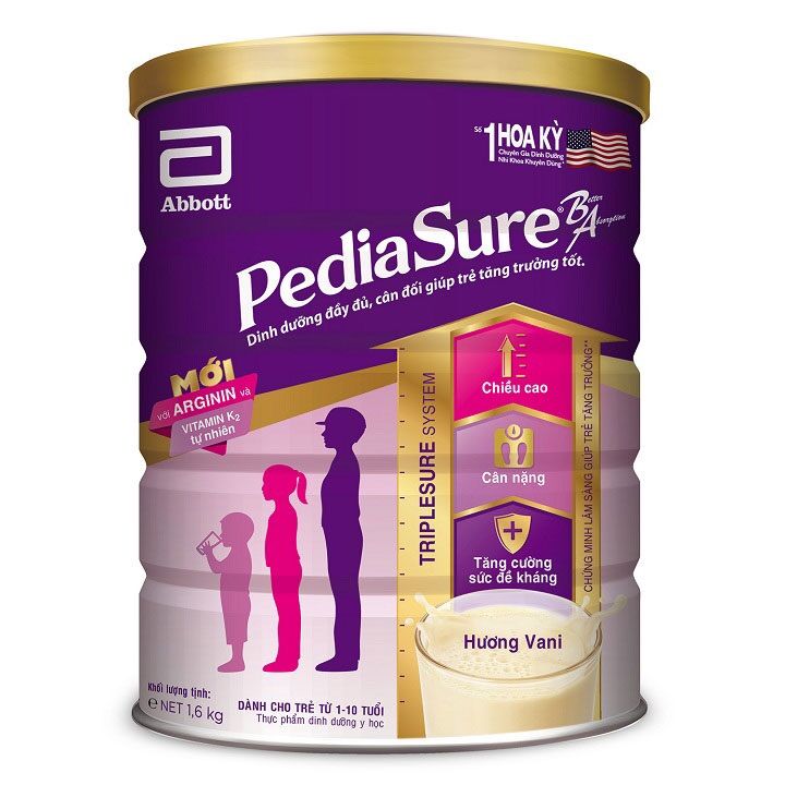 Sữa Pediasure lon 1,6kg (hàng móp nhẹ)