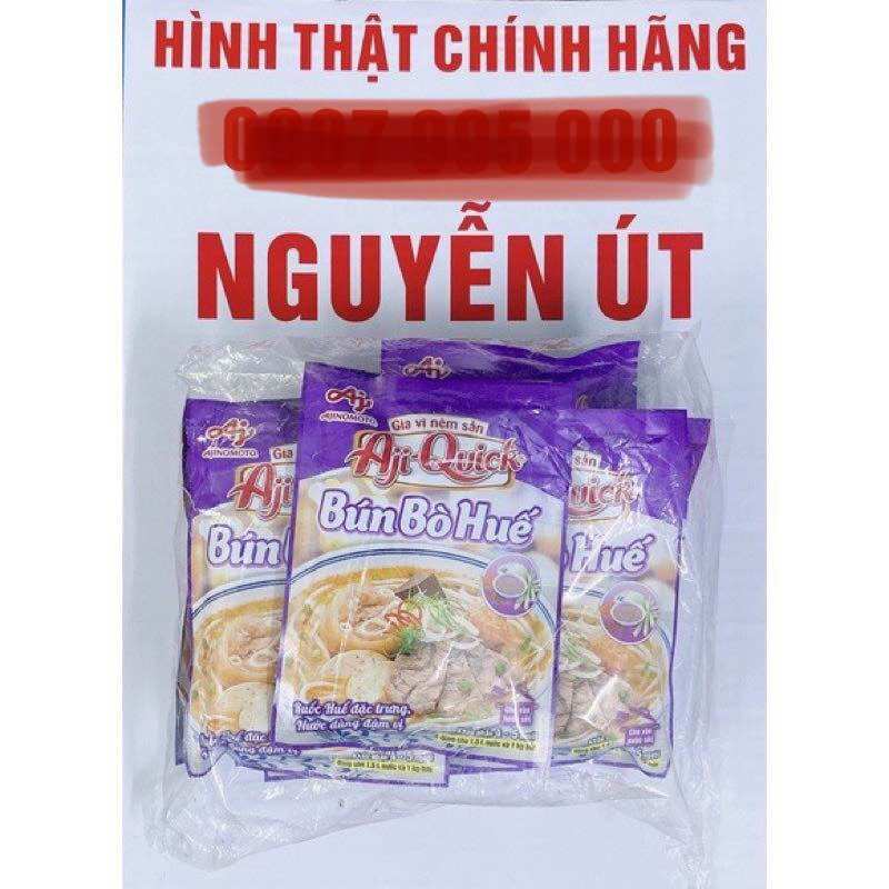 Gia vị bún bò huế aji quick lốc 12 gói x 59g