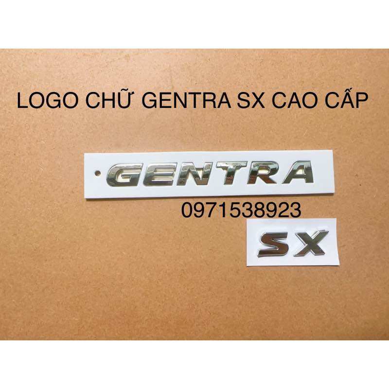 Logo chữ gentra sx cao cấp giá rẻ