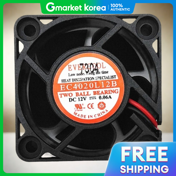 Low-Noise Mini Fan 40mm Case Cooler 4500 Rpm Giá 477,750 Đồng*Miễn phí vận chuyển