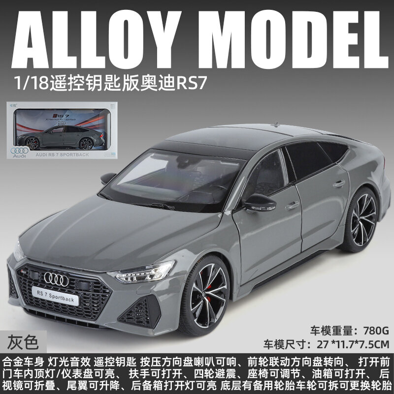 Xe Mô Hình Audi RS7 Bằng Hợp Kim Lớn 1:18 Xe Đồ Chơi Điều Khiển Từ Xa Mô Phỏng Quà Tặng Giáng Sinh X