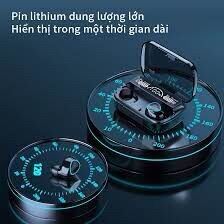 Tai nghe bluetooth không dây bass mạnh M10 TWS v5.1 3500mah nút chạm cảm ứng âm thanh HIFI