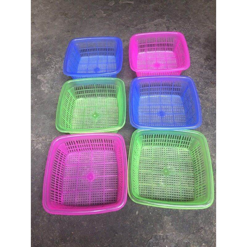 set 10 rổ nhỏ vuông đựng rau sống