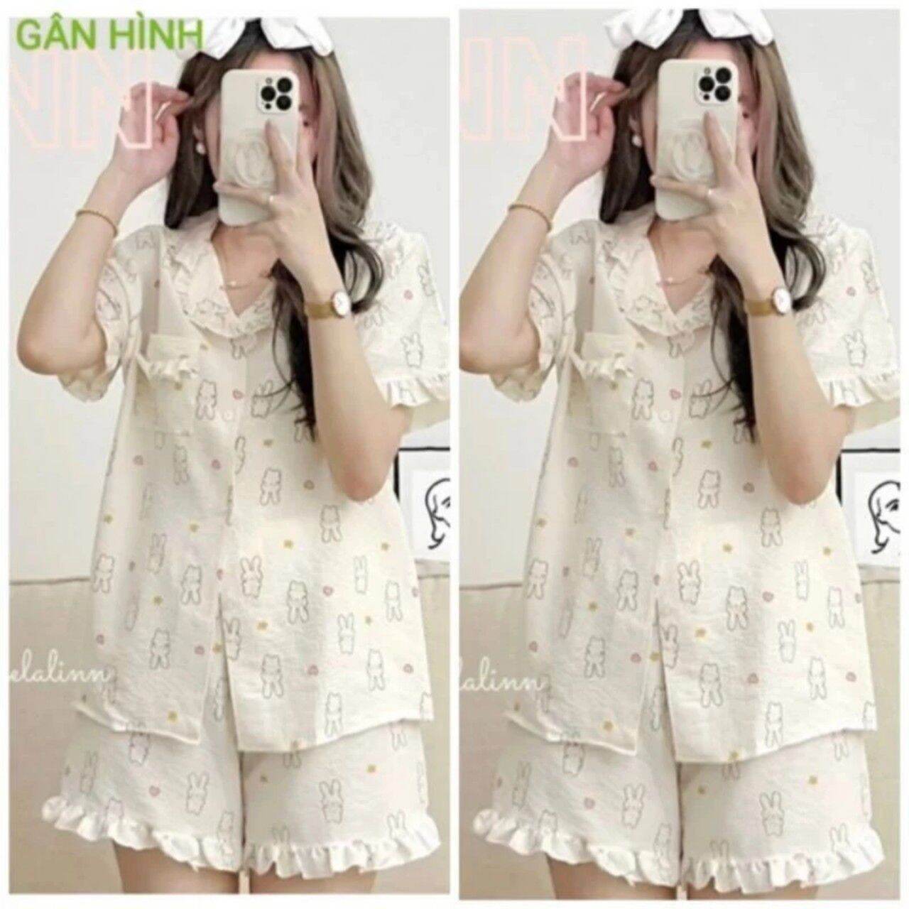 sét bộ đùi pyjama gân hình .