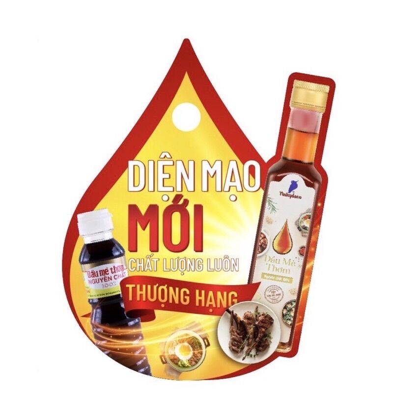 (MẪU MỚI) Dầu mè Nakydaco (con két) chai (250ml)