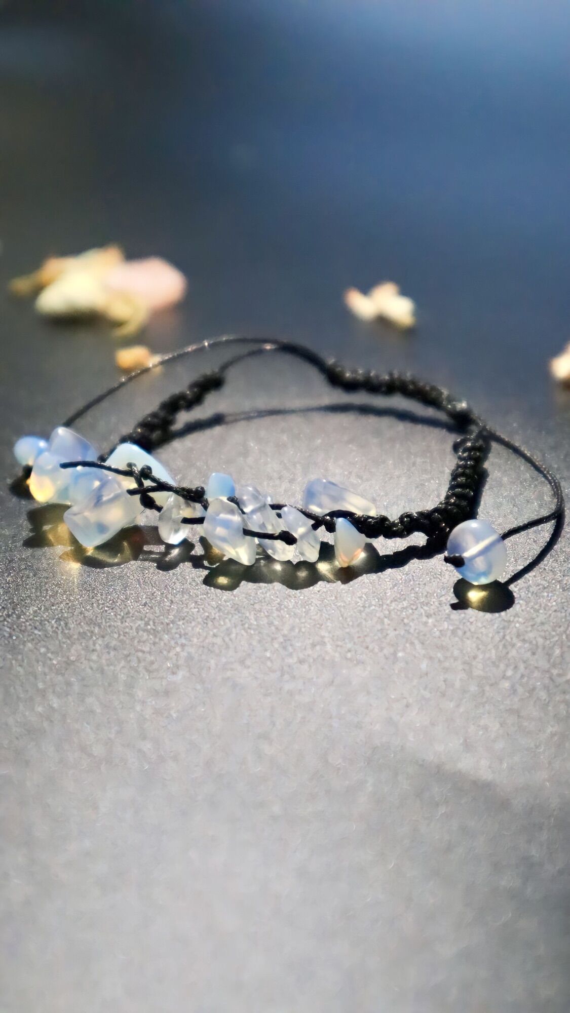 Vòng đá Moonstone