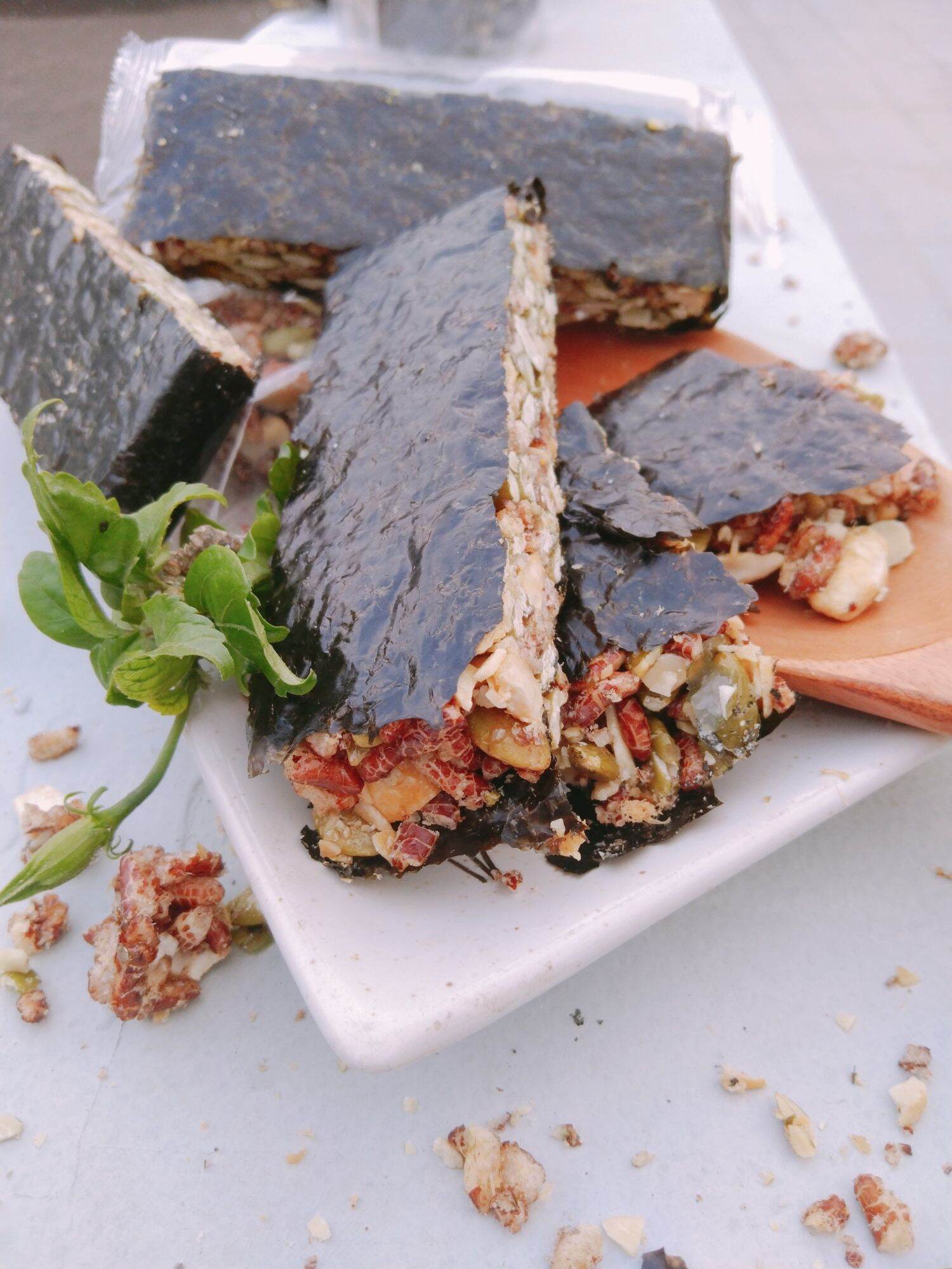 Bánh rong biển kẹp hạt dinh dưỡng 500gr, ăn kiêng , giảm cân , ăn healthy , ăn chay