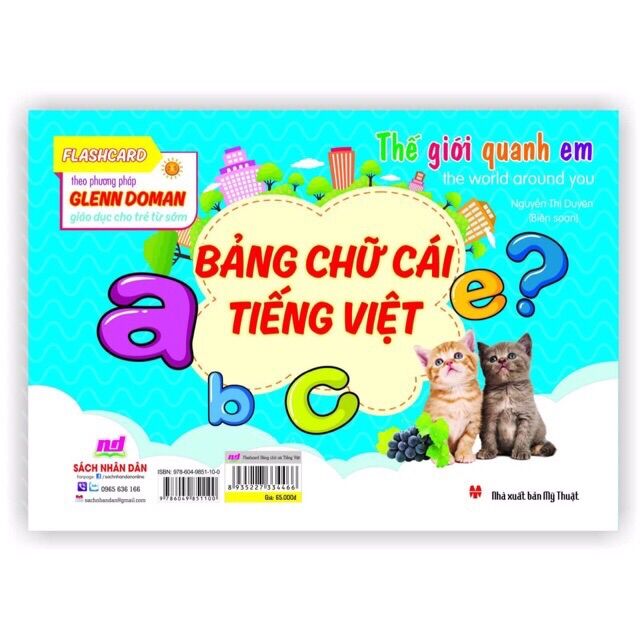 Flashcard Bảng Chữ Cái Tiếng Việt - Thế Giới Quanh Em