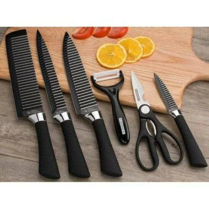 Bộ 5 dao kiểu Nhật lượn sóng