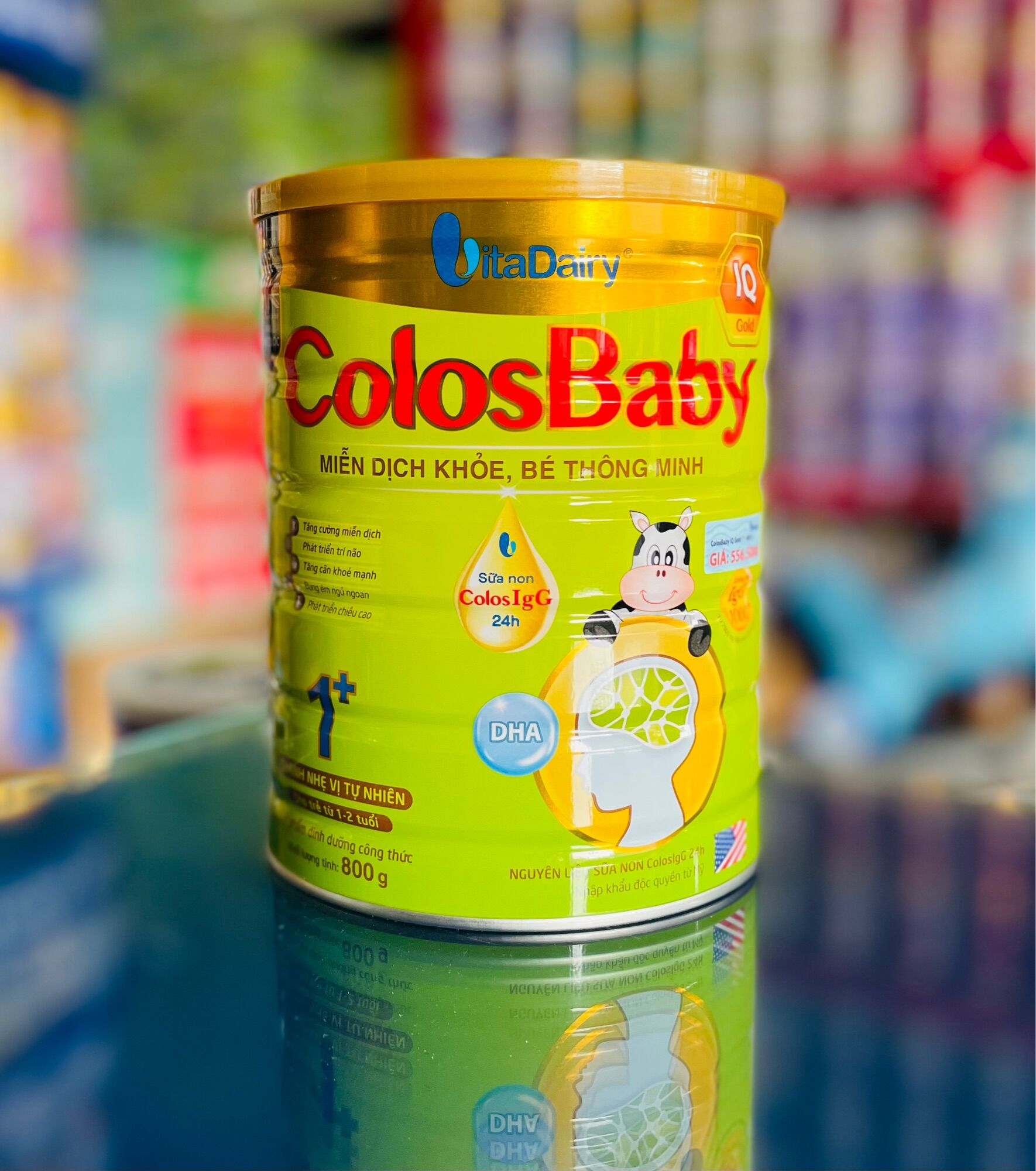 [Combo 2 Lon] Sữa Bột ColosBaby 1+ IQ 800g