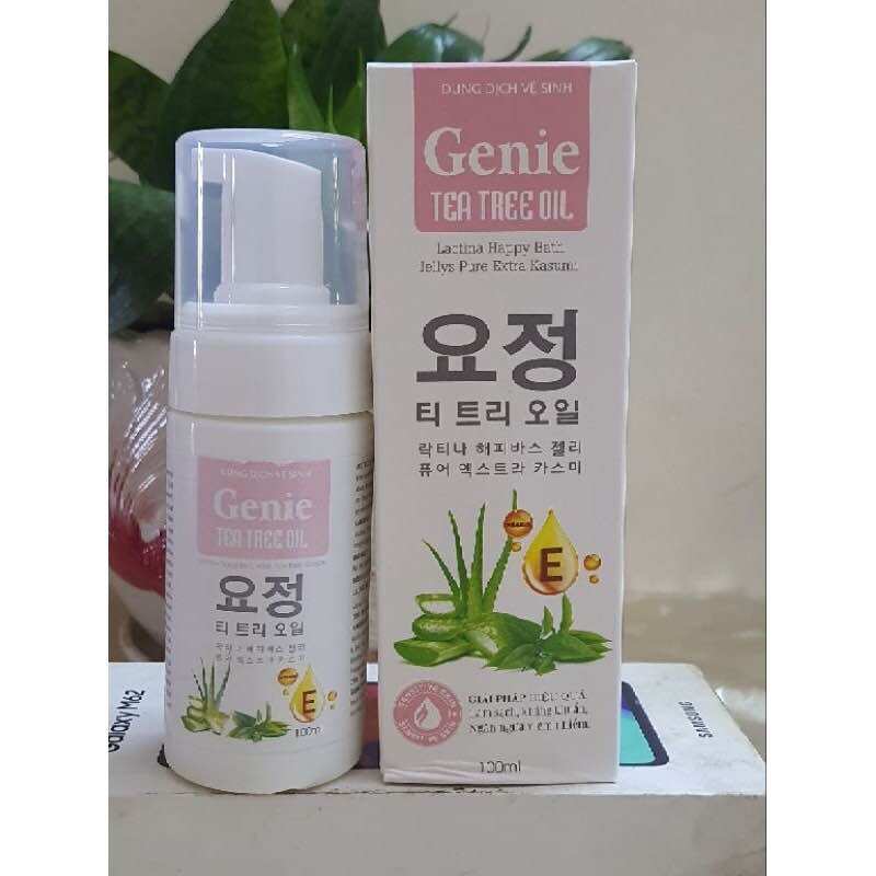 DD VỆ SINH TẠO BỌT GENIE TEA TREE OIL 100ml