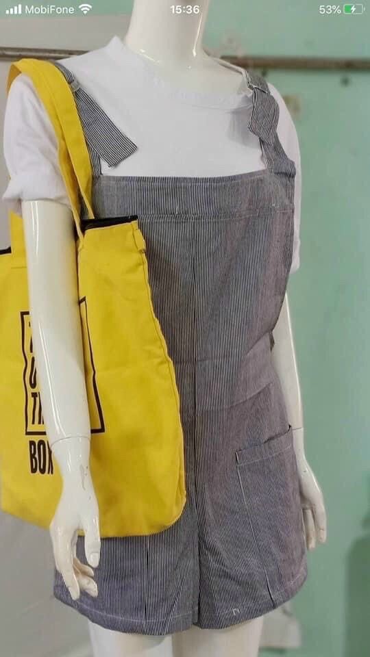 yếm đùi chất vải kaki dày dặn trẻ trung (không gồm áo)