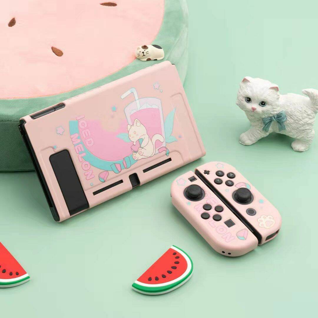 Case.ốp Silicon mềm Nintendo Switch hãng GeekShare đủ mầu.ốp lưng nintendo switch tự chọn