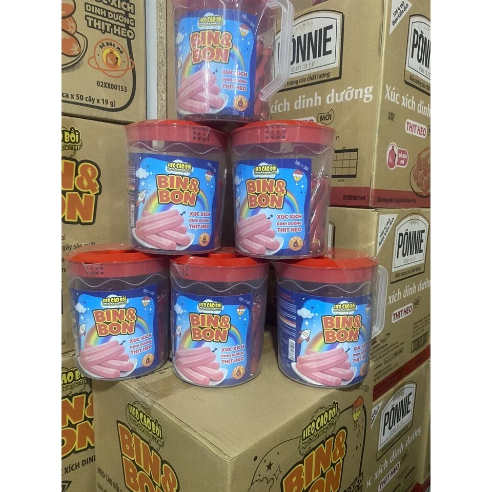hũ 50 cây xúc xích Ponnie