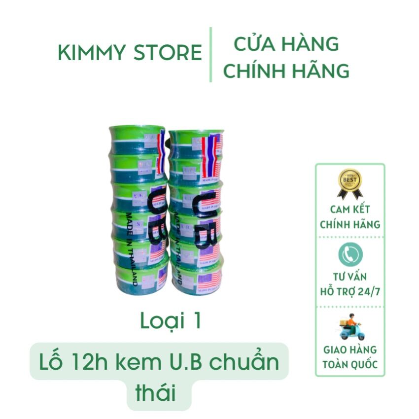 Sỉ lố 12 hộp kem UB trắng da chuẩn thái