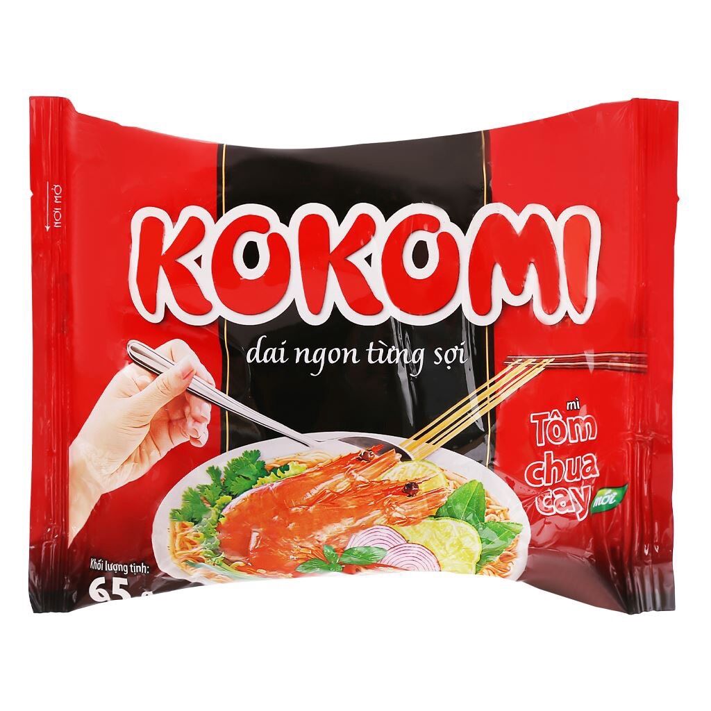 Thùng mì Kokomi Tôm chua cay 65g