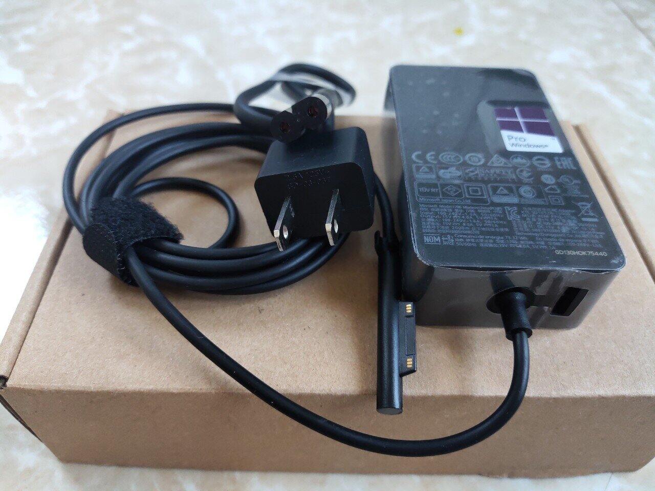 Sạc Surface Pro 4 M3 15v-4a 65W- Charge for Surface Pro 4 M3 15v-4a 65W