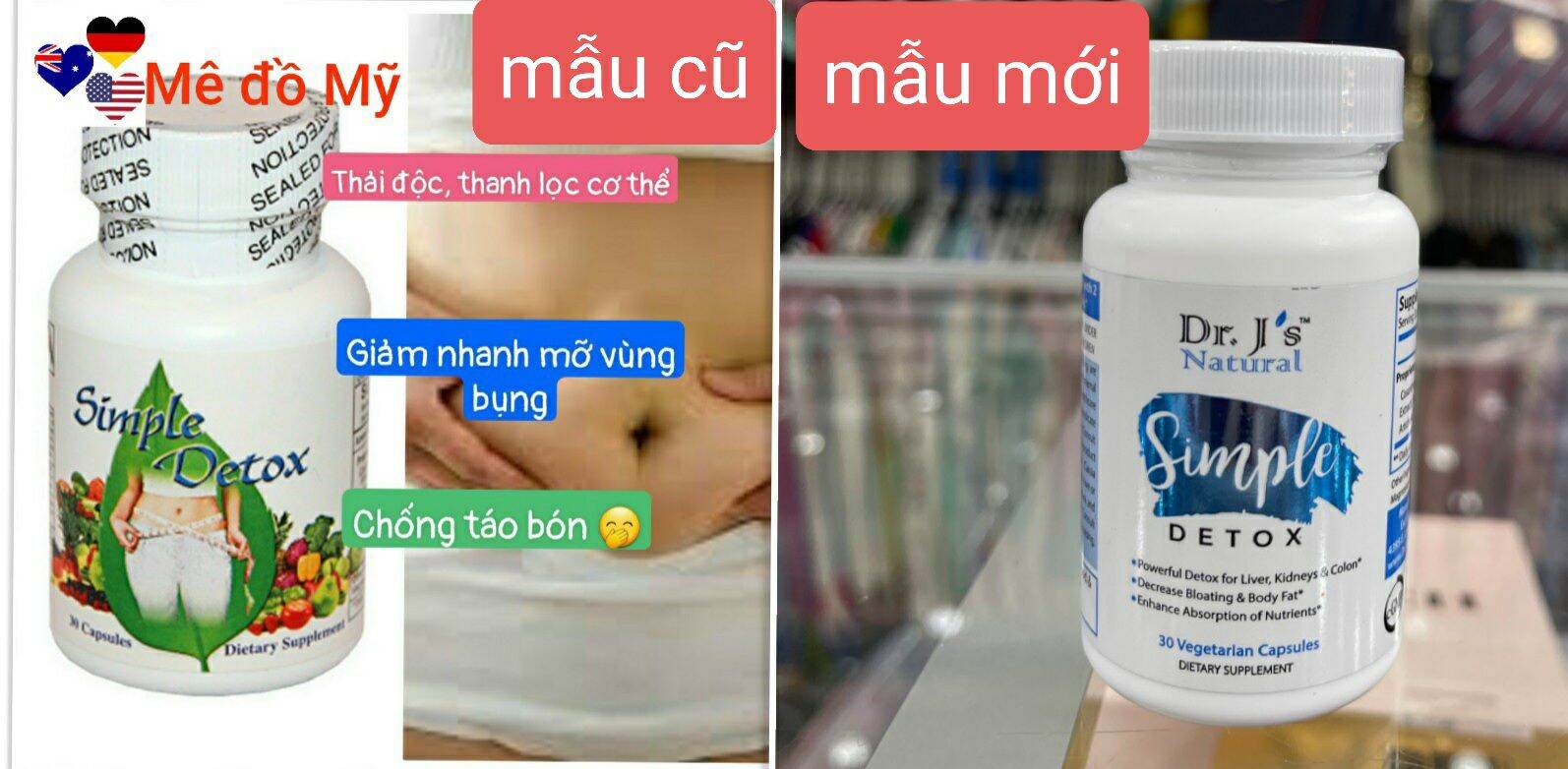 Dr’j simple detox –  thảo môc thanh lọc cơ thể của mỹ