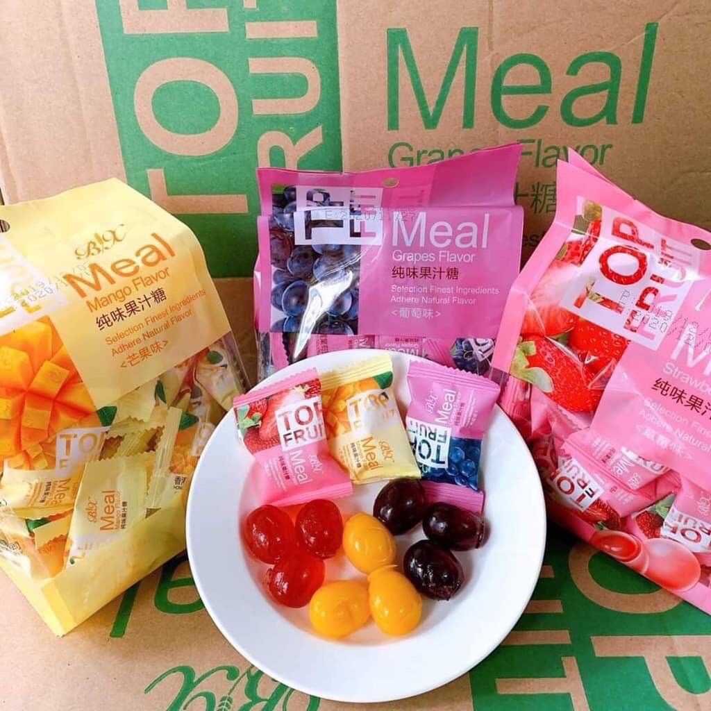 BỊCH 320G KẸO DẺO TRÁI CÂY TOP FRUIT COOWY