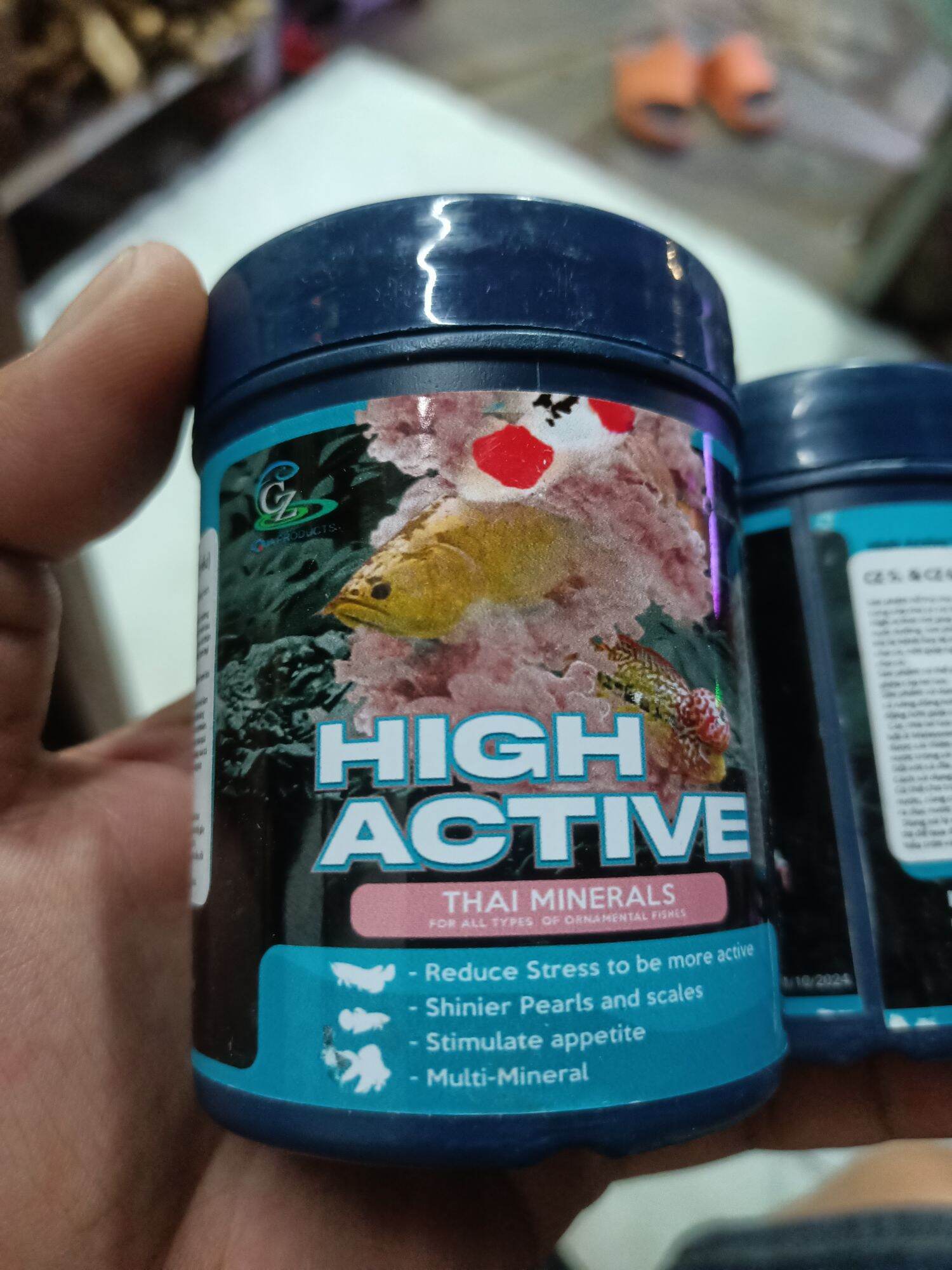 KHOÁNG CHẤT HIGHT ACTIVE , CÁ RỒNG , CÁ HỔ , CÁ SAM , V,V,V HIGH ACTIVE