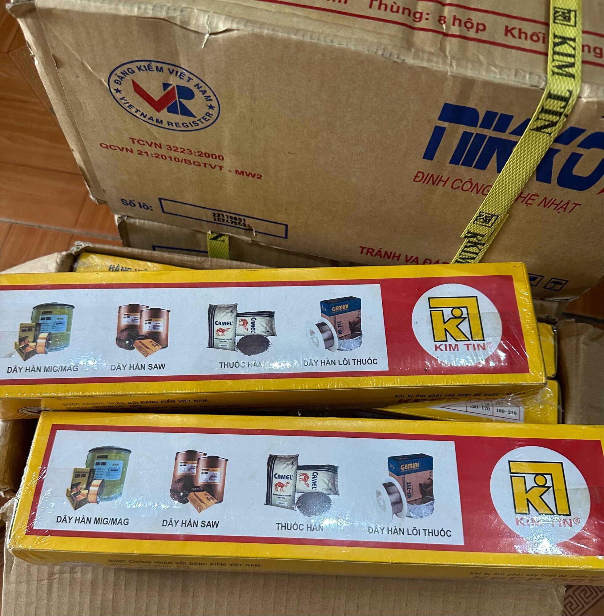 Que Hàn Sắt Kim Tín 2.5 ly (Giá 1 Hộp 2,5kg)