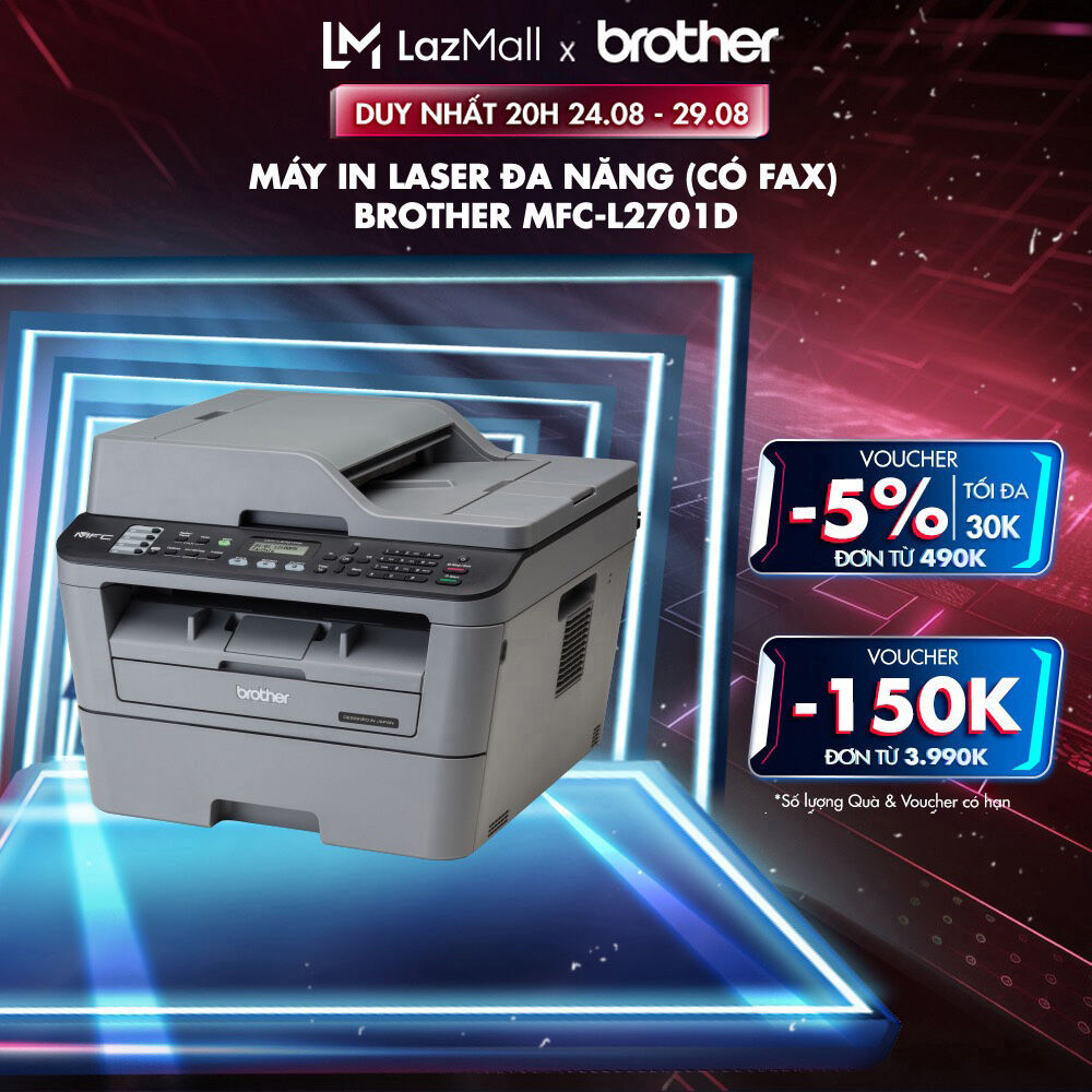 Máy in laser đa năng brother mfc-l2701d