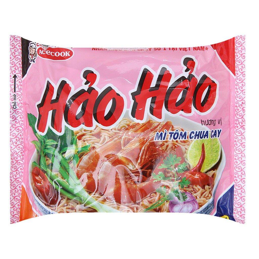 Mì Hảo Hảo Tôm Chua Cay (Thùng 30 gói × 75gr)