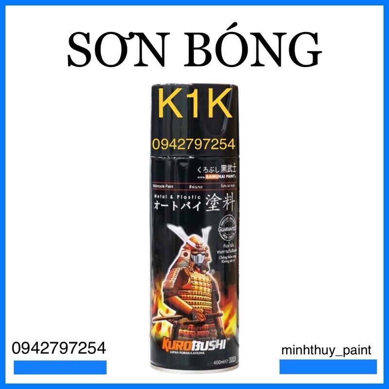 Sơn bóng samurai k1k trong suốt