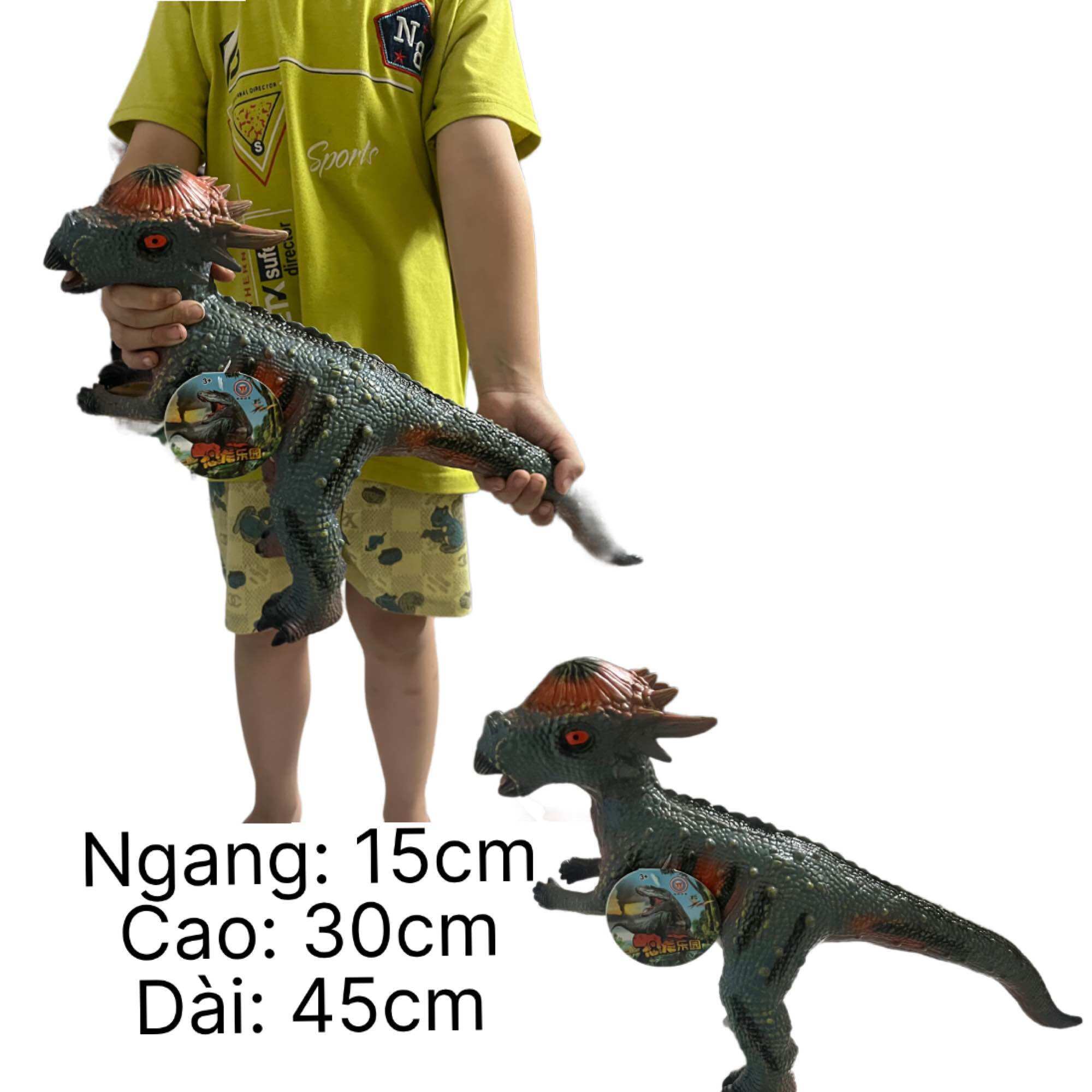 Khủng long cao su mềm có âm thanh