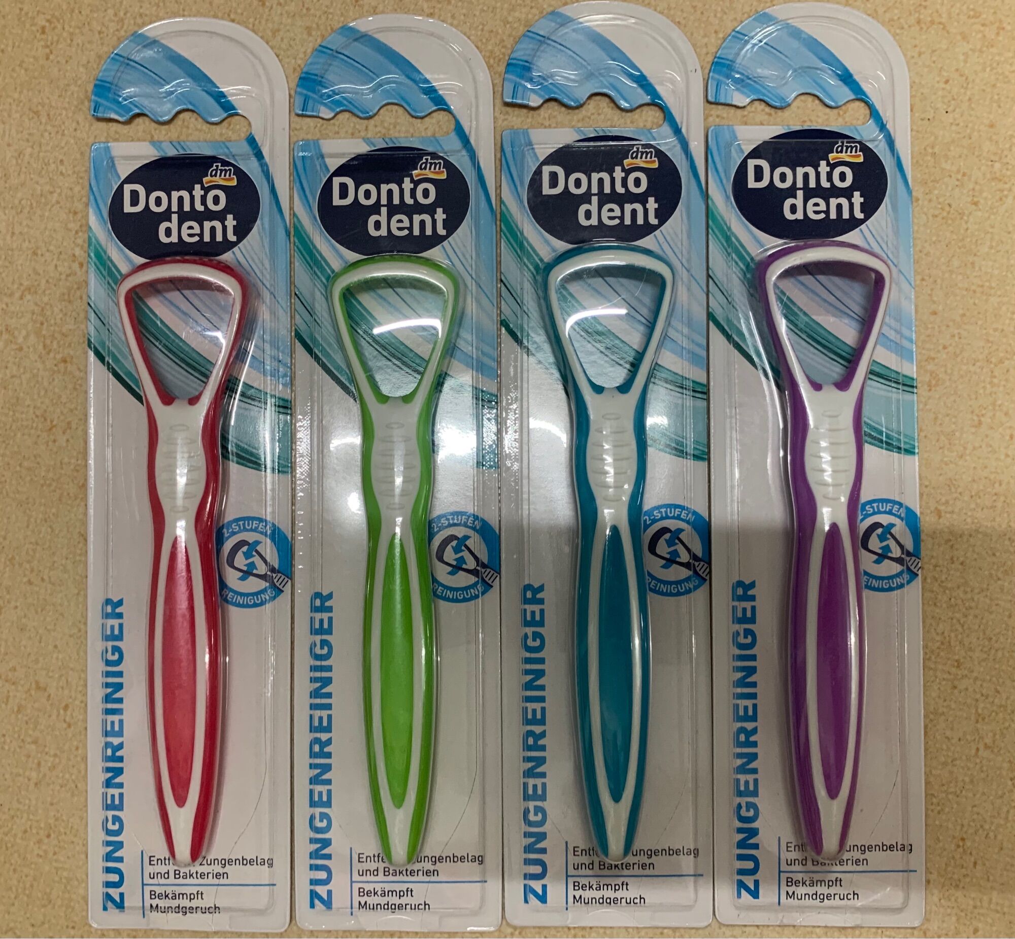 Cây vệ sinh lưỡi , cạo lưỡi Dontodent