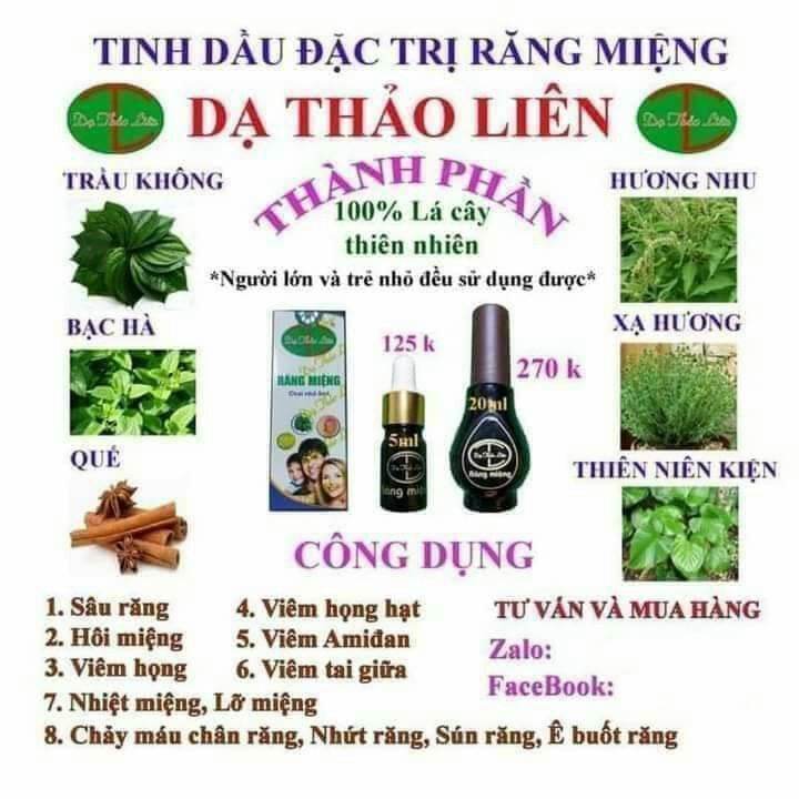 [Deal Hot Genuine Product] Dạ Thảo Liên Chăm Sóc Sức Khỏe Răng Miệng